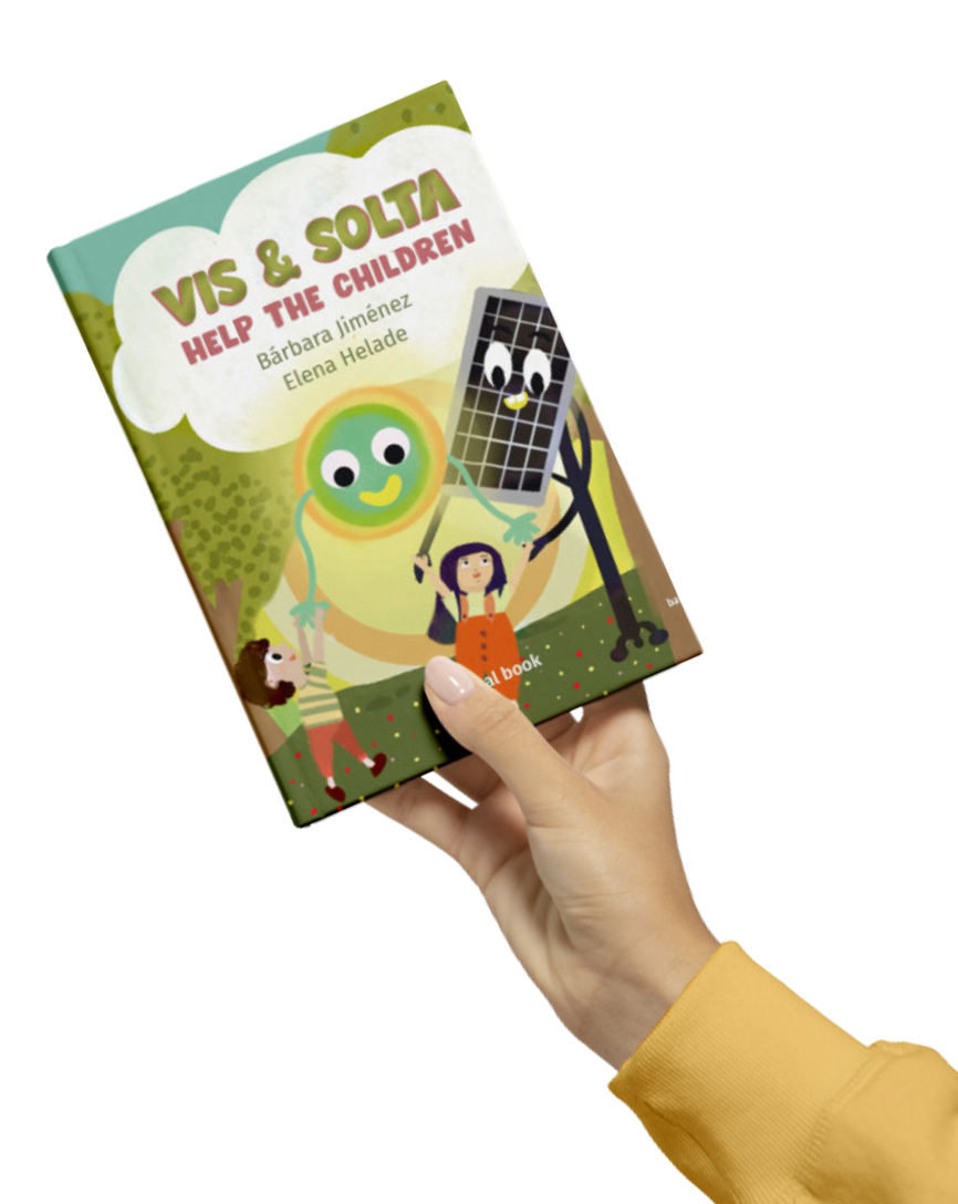 Mano sosteniendo el libro Vis y Solta de Sertu Energía